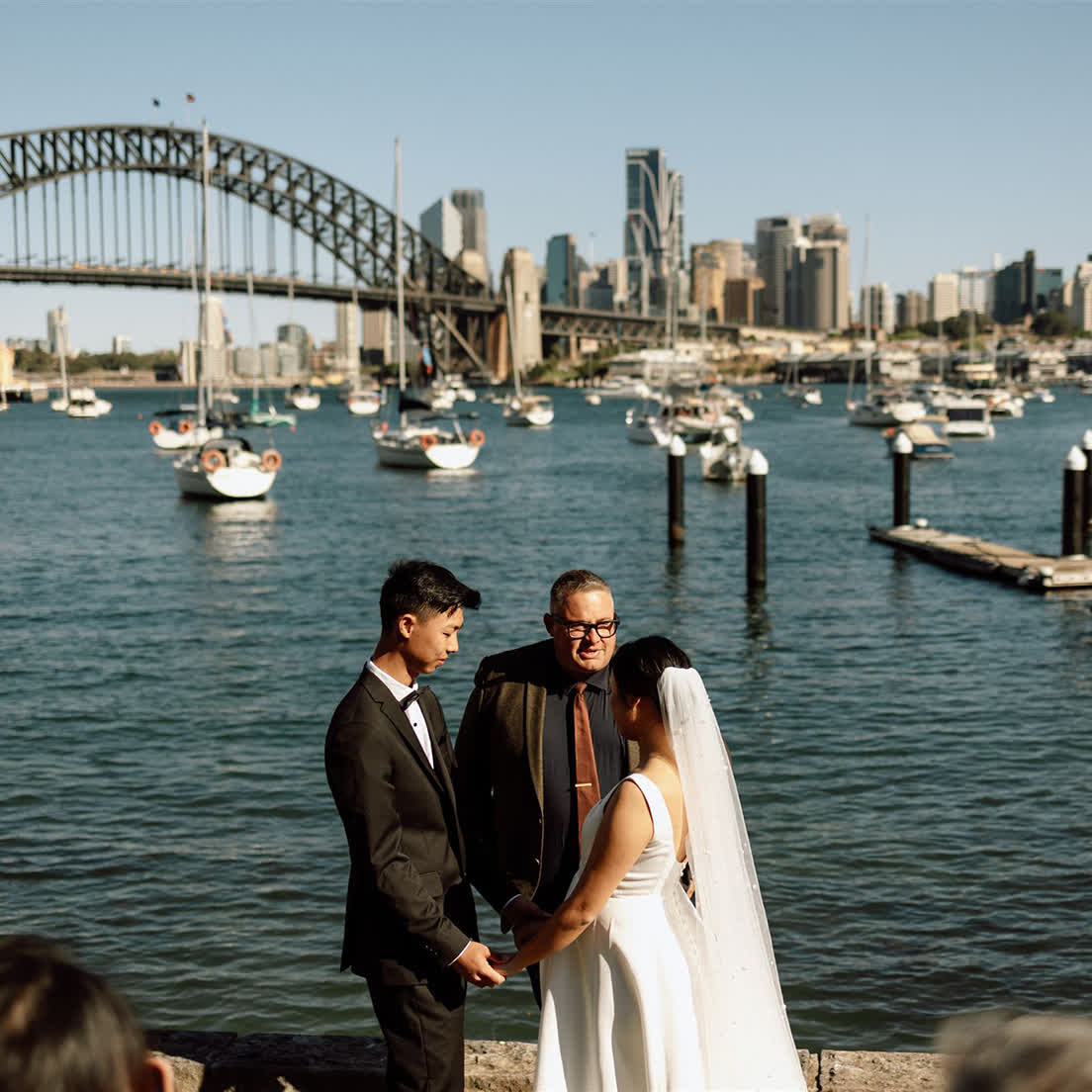 Professional Sydney Harbour wedding service and registry office